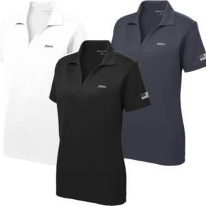 LADIES WICKING RACER MESH POLO